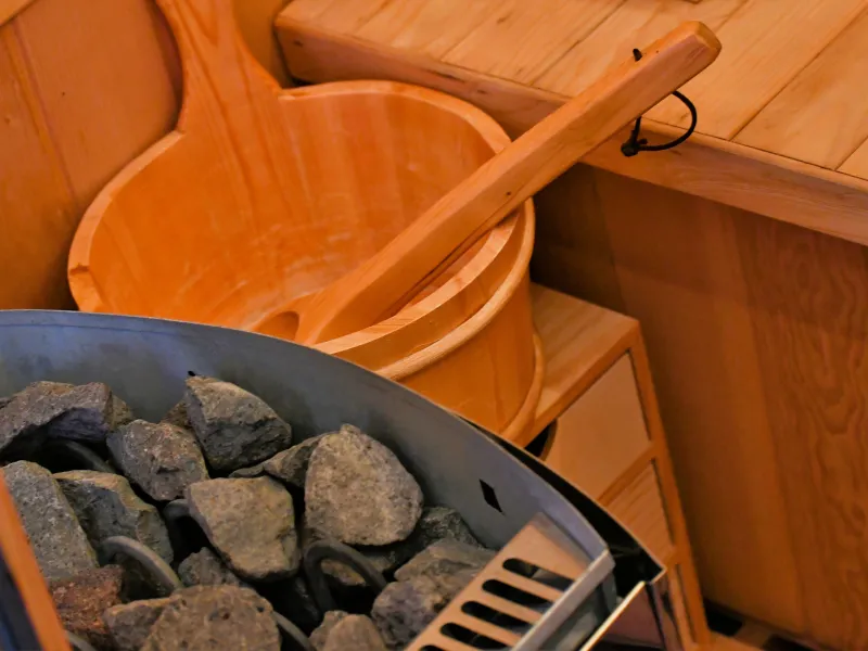 Espace bien-être avec sauna Hotel la Croix Blanche Tarbes 
