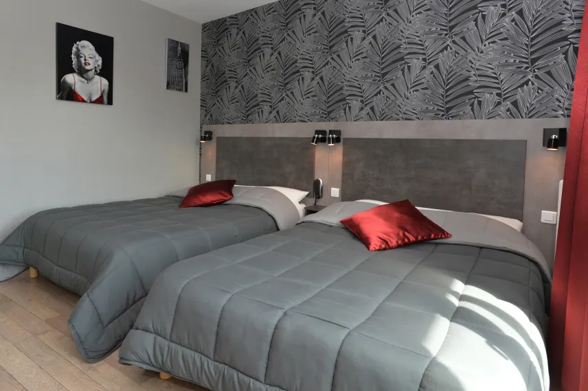 chambre twin 2 à 4 personnes
